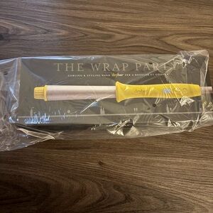Drybar Wrap Party Wand - Vibrant Yellow and Sleek Silver